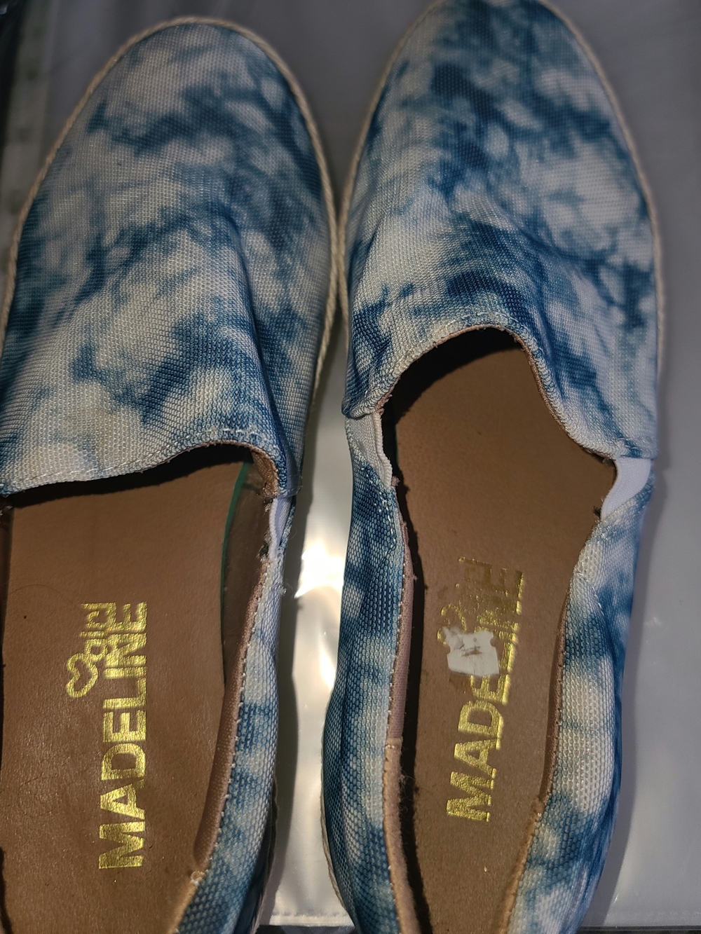 Madeline Blue Tie-Dye Slip-On Women’s Shoes